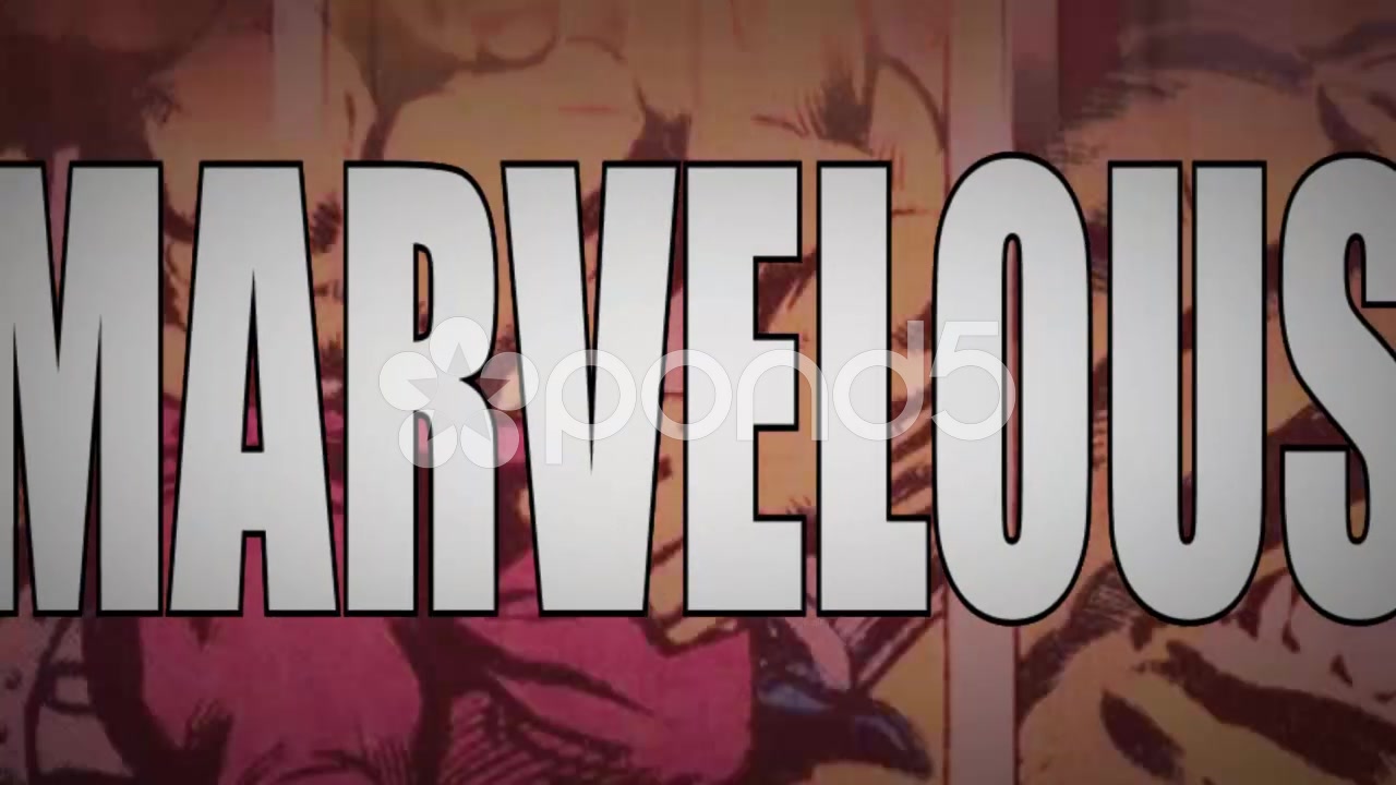 Marvelous - A Marvel Superhero & Comic Themed Intro Opener. 
